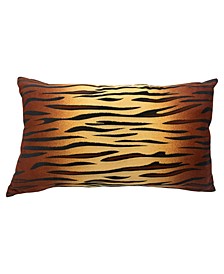 Ombre Tiger Print Decorative Pillow