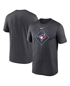 Men's Anthracite Toronto Blue Jays Legend Icon Performance T-shirt