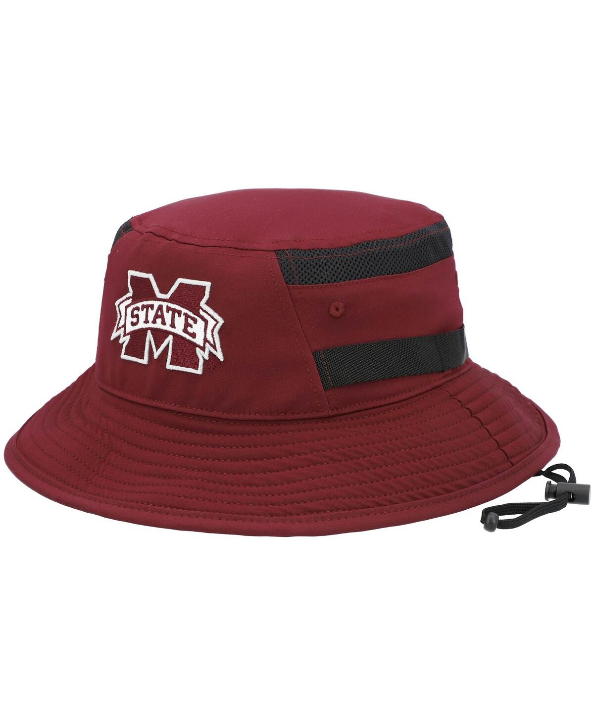 Men'sMississippi State Bulldogs 2021 Sideline Aeroready Bucket Hat - Maroon