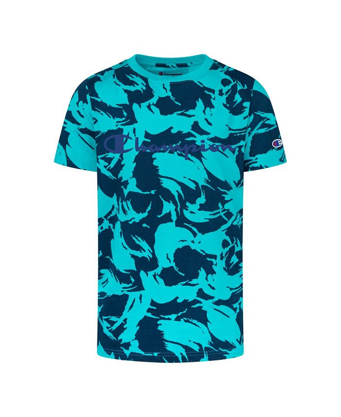 Blue camo hot sale champion shirt
