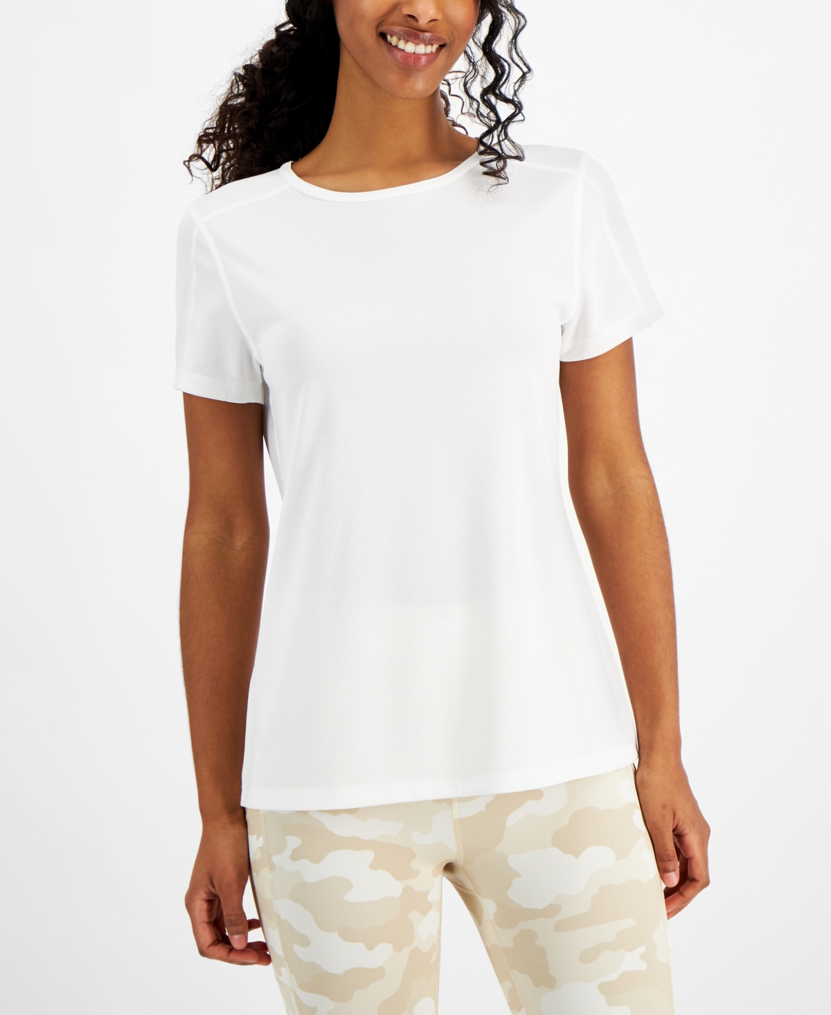 Id Ideology Women's Mesh T-Shirt, Created for Macy's
