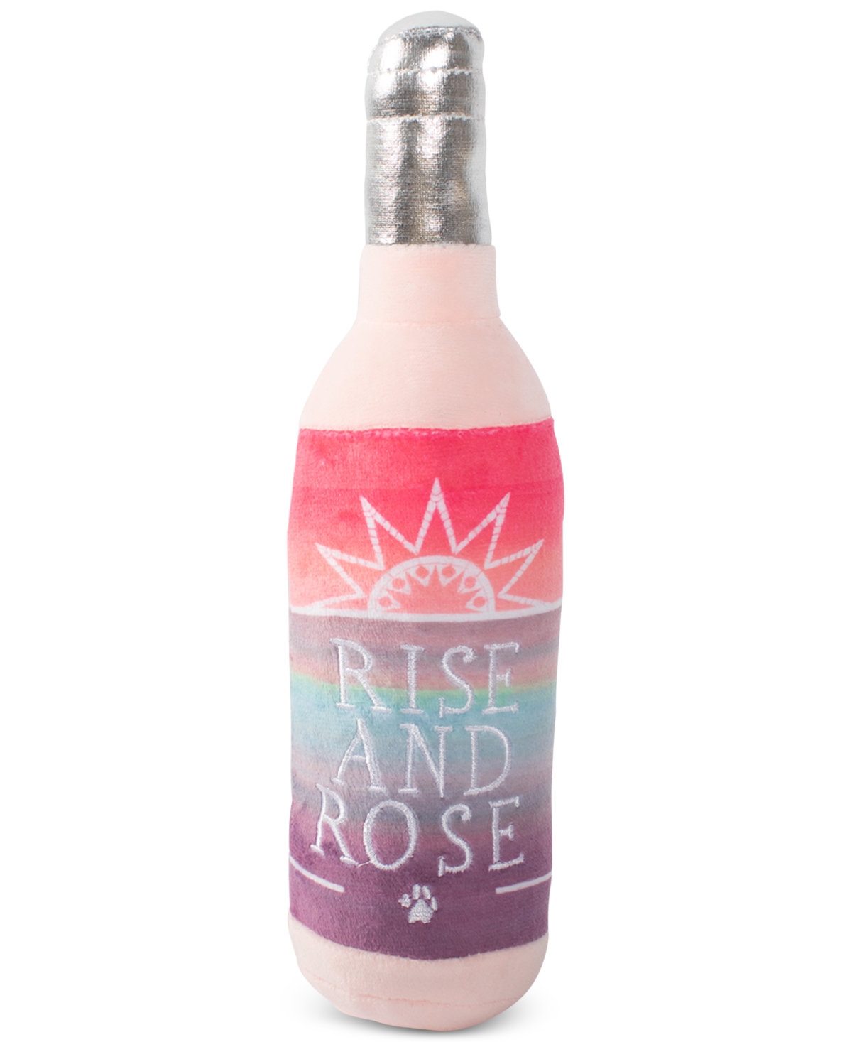 Rise and Rose Bottle Plush Dog Toy