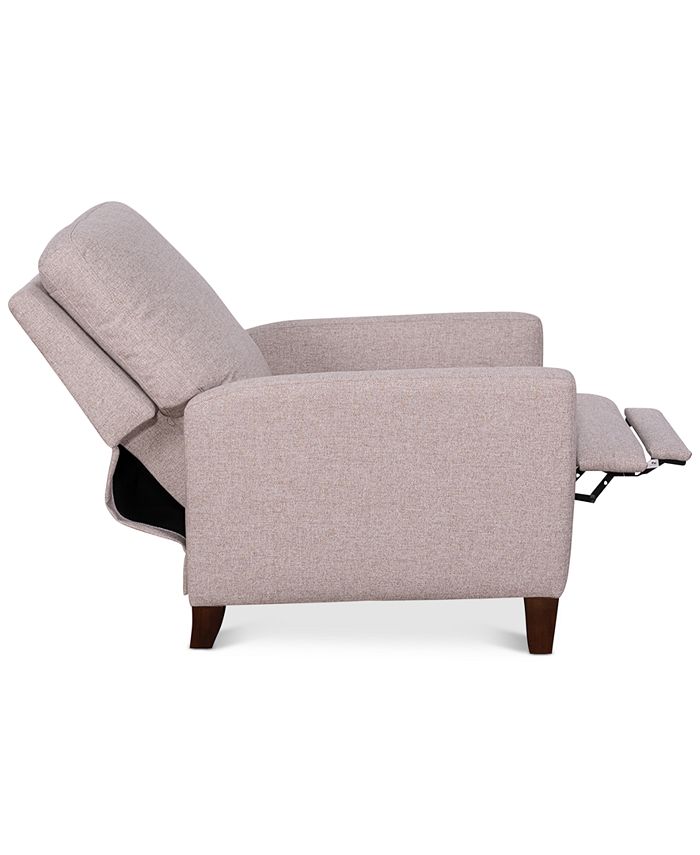 Furniture Darlett Fabric Push Back Recliner, Created for Macy's Macy's