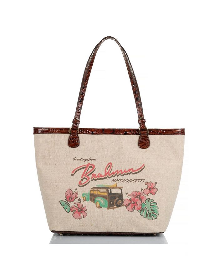 Brahmin Women s Brooke Pecan Pipa Tote Macy s