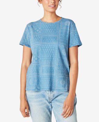 Lucky Brand Women's Big Brother Poster Classic Cotton T-Shirt - Macy's