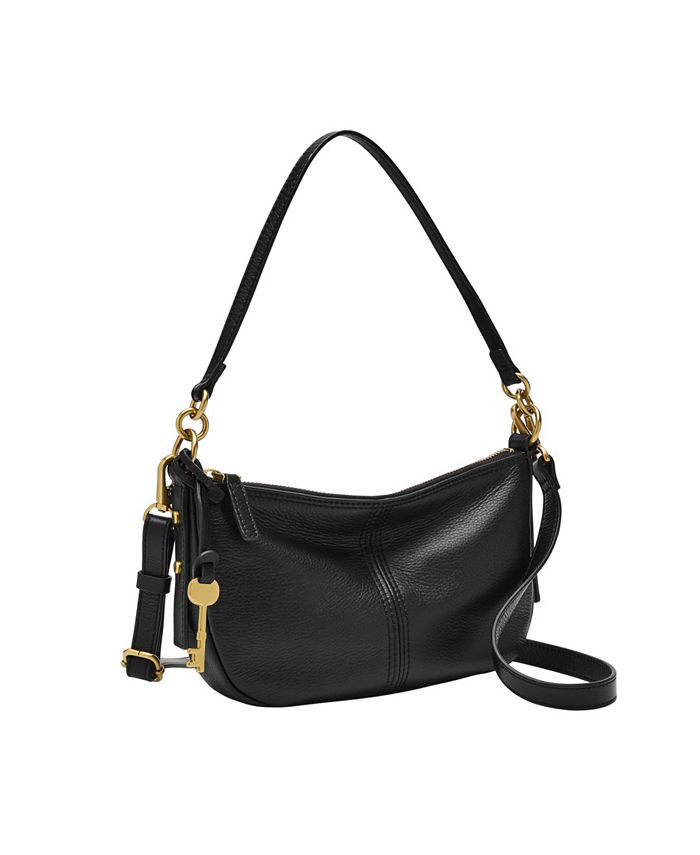 Fossil Women's Jolie Leather Baguette Bag & Reviews Handbags