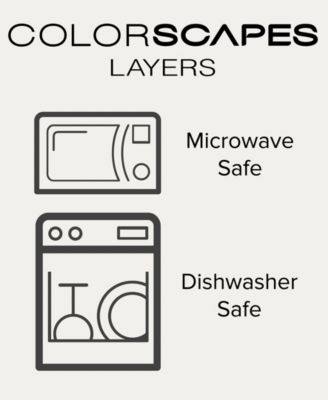 Colorscapes Layers 4 Piece Mug Set, 12 oz