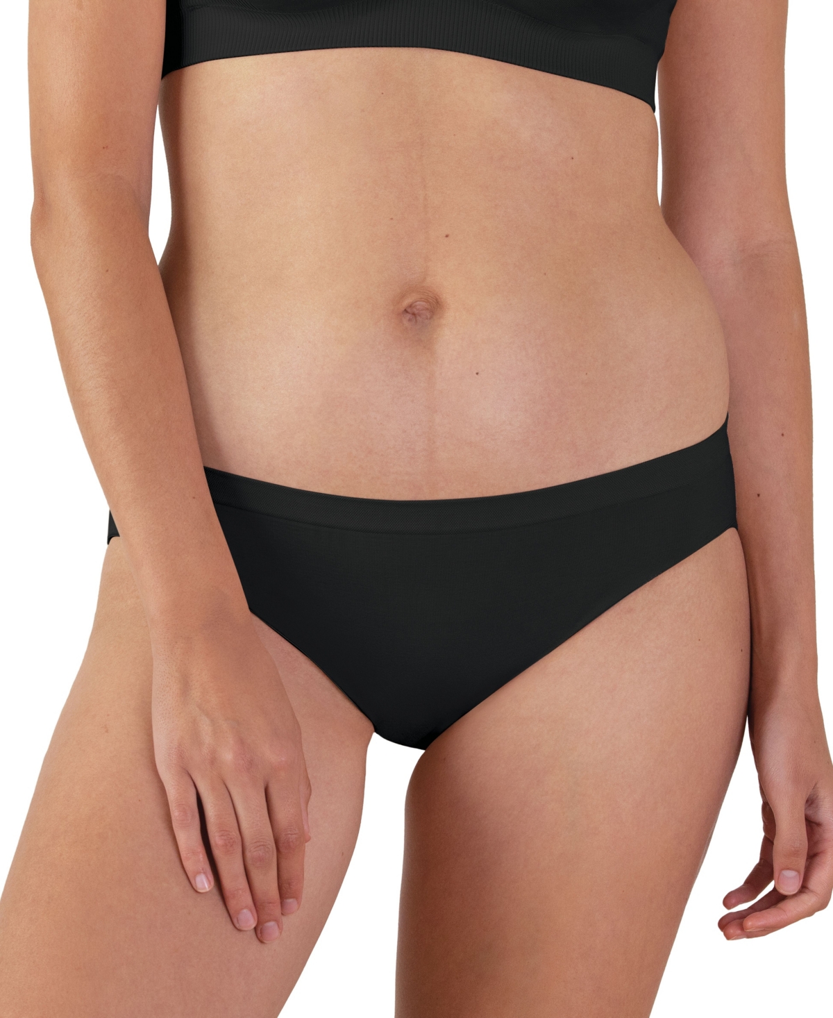 Women's Mid Rise Seamless Panty - Roseclay