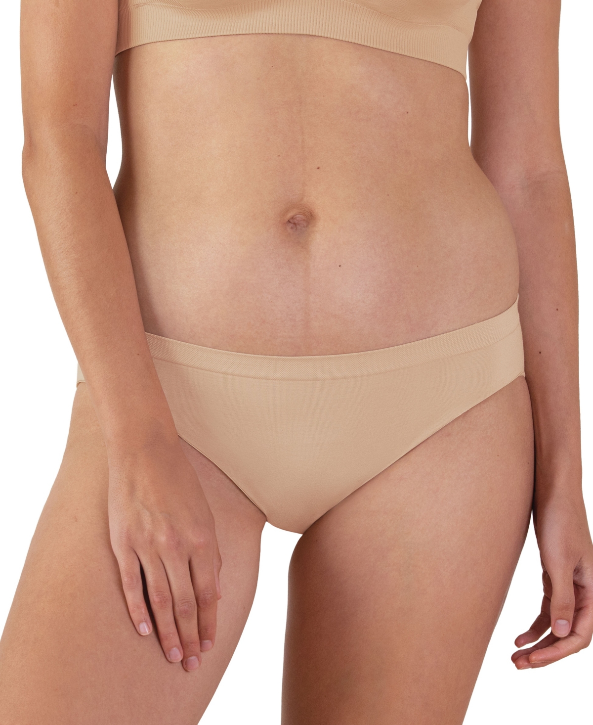 Women's Mid Rise Seamless Panty - Roseclay