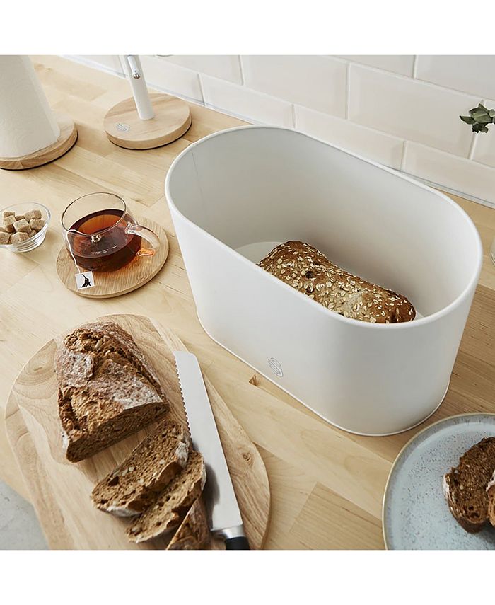 Salton Nordic Bread Bin with Cutting Board Lid Macy's