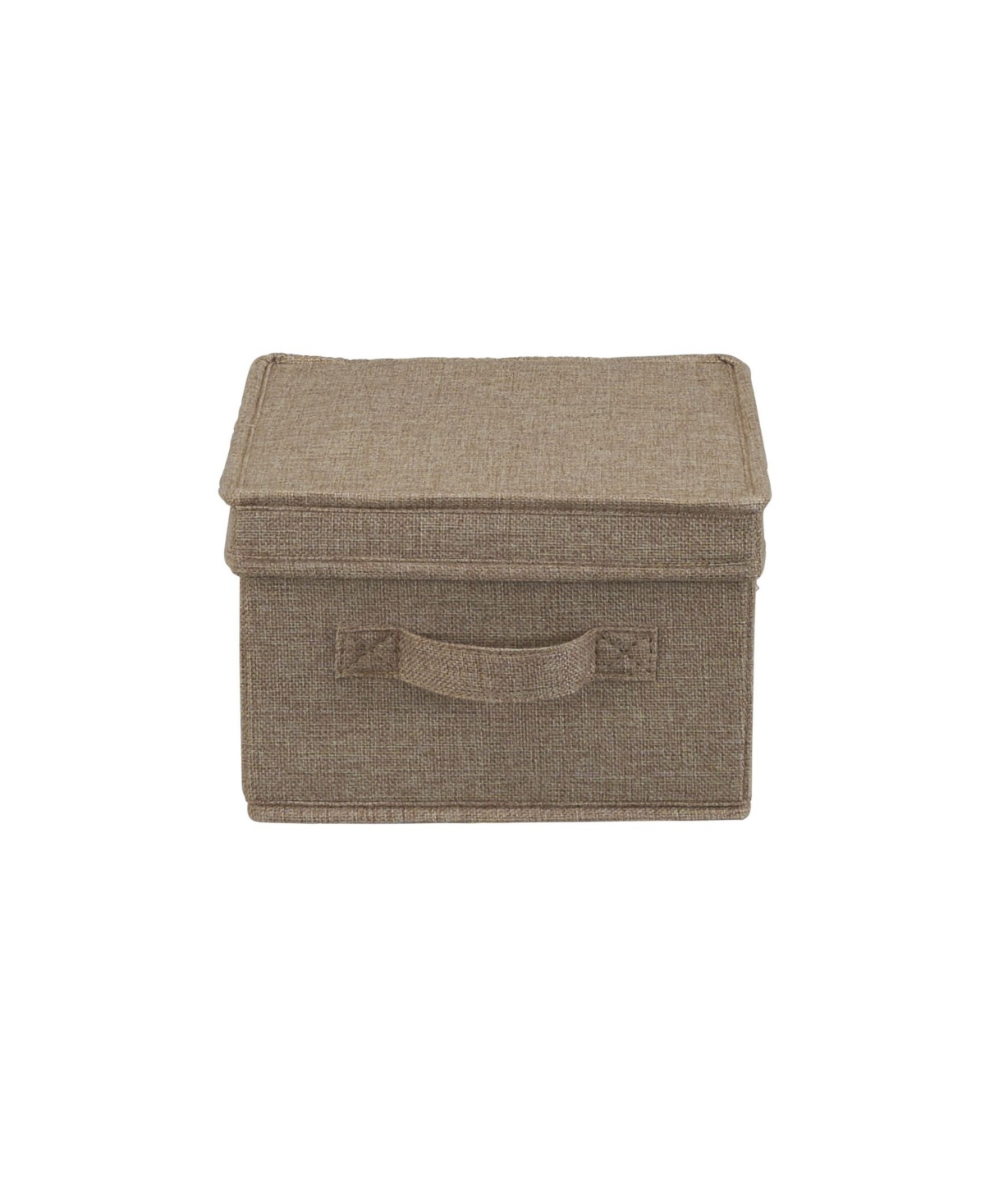 Household Essentials Medium Fabric Storage Bins, Set Of 2 In Graphite Linen