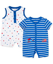 Baby Boys 2-Pack Rompers