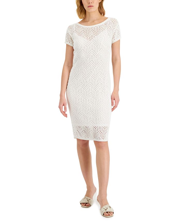 Donna Karan Crochet Dress Macy s