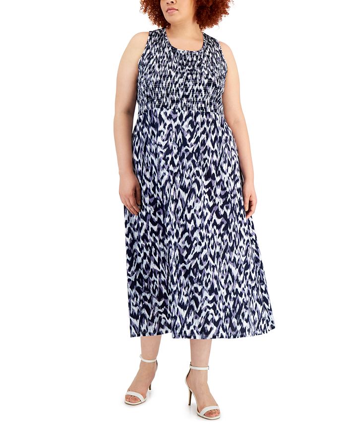 Calvin klein plus outlet size maxi dresses