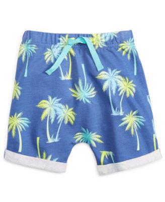 First Impressions - Toddler Boys Palm Tree Shorts