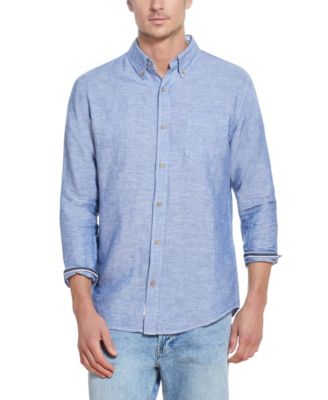 Solid Button Down Shirt In Ocean | ModeSens