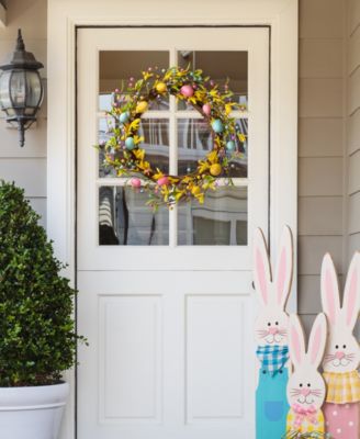 22"D Easter Egg Wreath