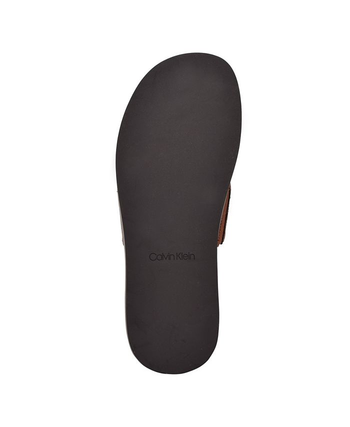 Calvin Klein Men's Ethan Slip-on Slide Sandals - Macy's