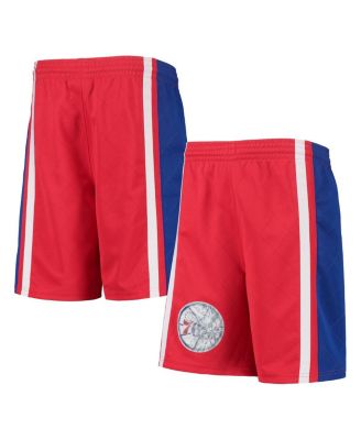Big Boys Red Philadelphia 76Ers 1996 Hardwood Classics 75th Anniversary Swingman Shorts