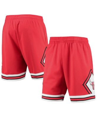 Men's Red Chicago Bulls 1997 Hardwood Classics 75th Anniversary Swingman Shorts