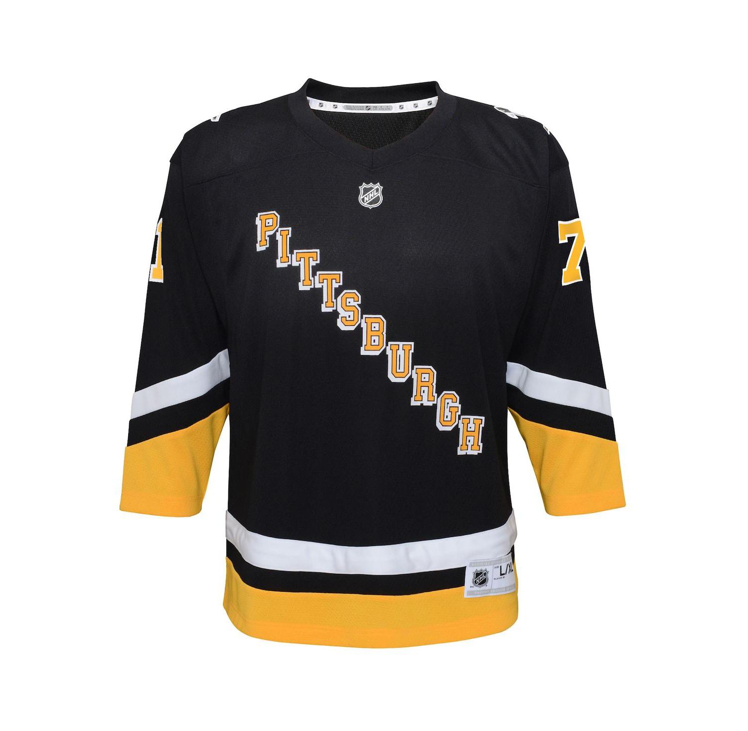Big Boys Evgeni Malkin Black Pittsburgh Penguins 2021/22 Alternate Replica Player Jersey