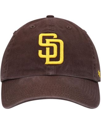 Big Boys and Girls Brown San Diego Padres Team Logo Clean Up Adjustable Hat