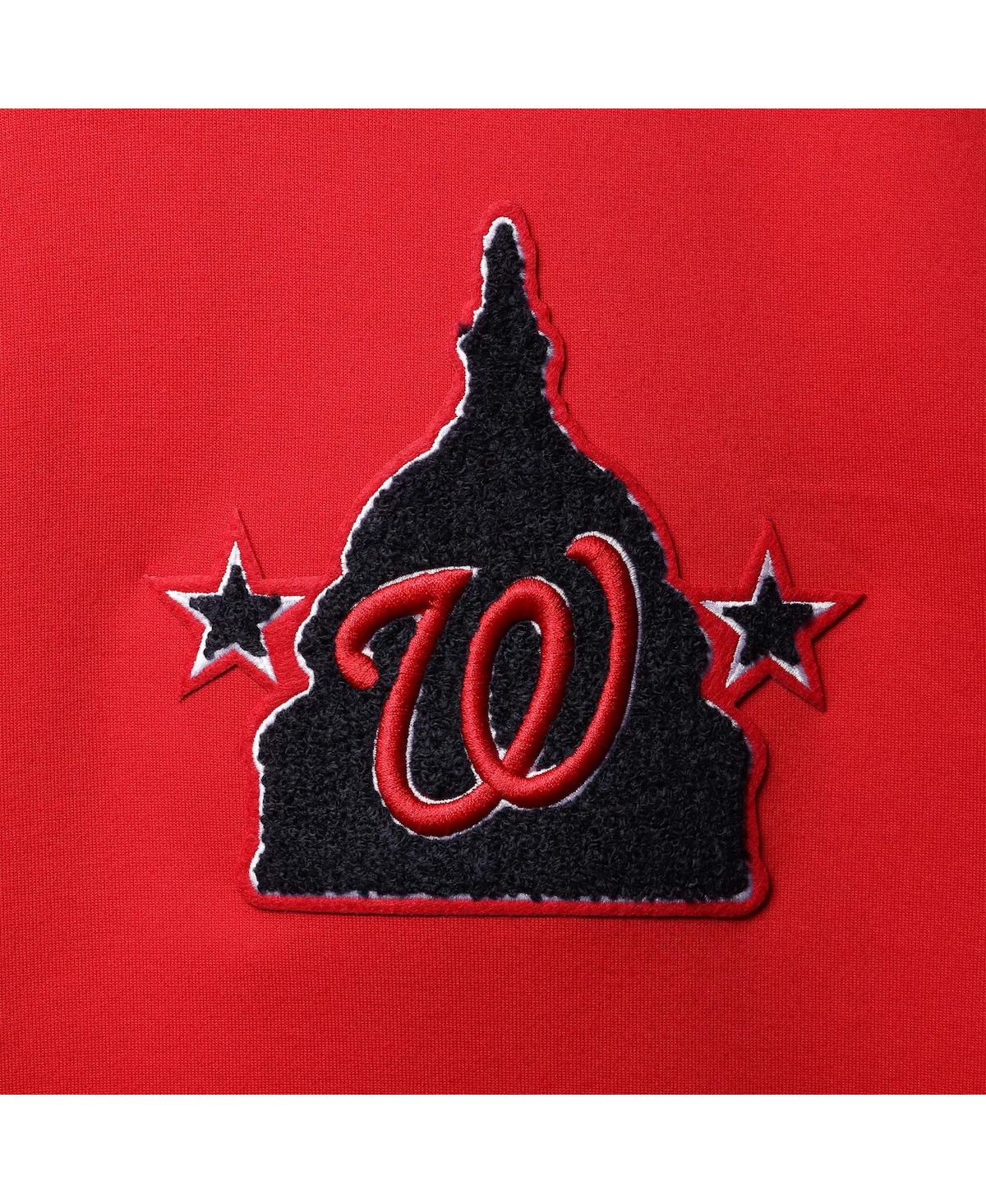 Shop Pro Standard Men's Red Washington Nationals  Logo Pullover Hoodie