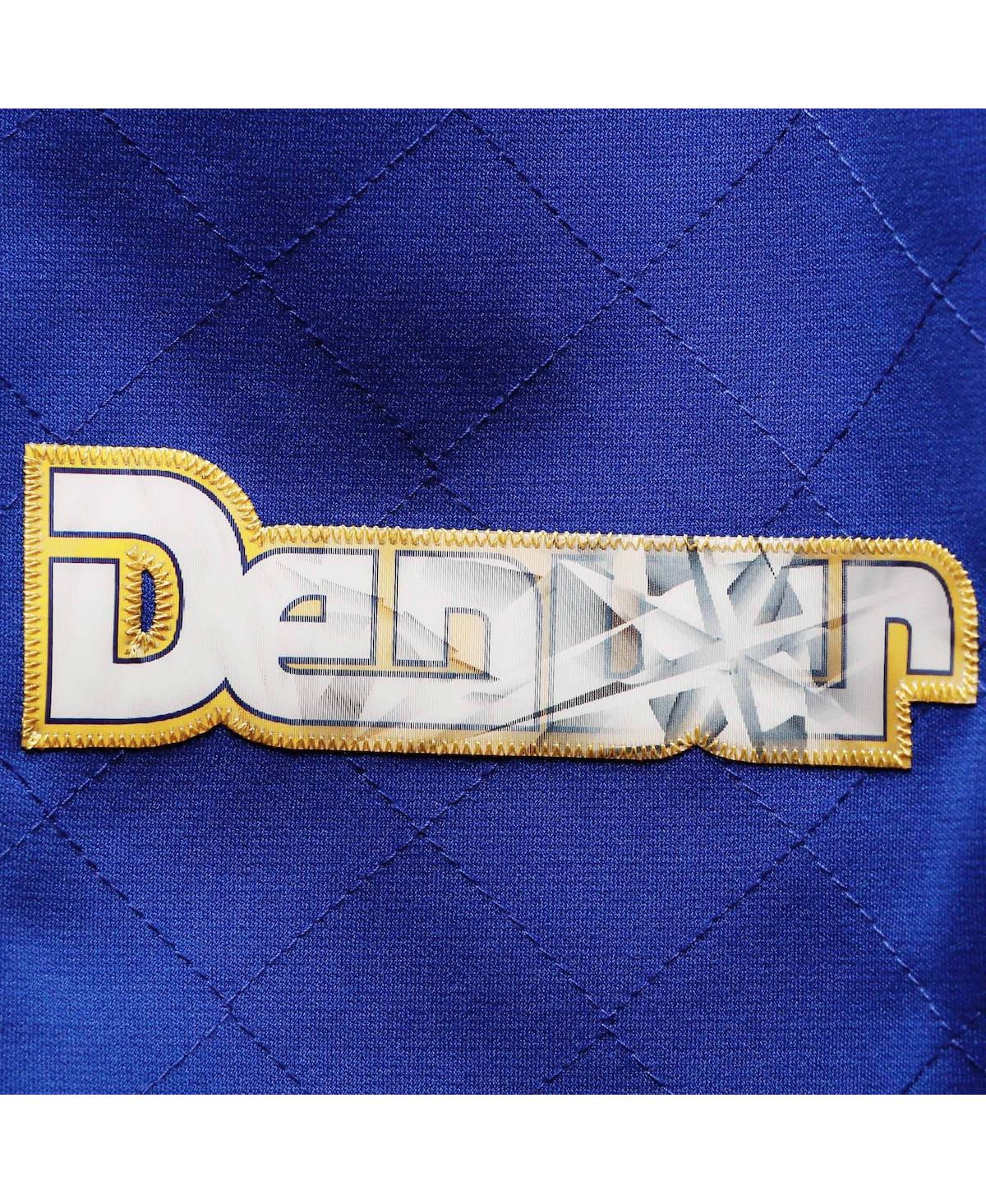 Men's Mitchell & NessDenver Nuggets 1991 Hardwood Classics 75th Anniversary Swingman Shorts - Blue