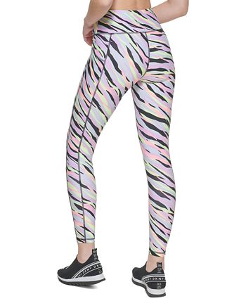 DKNY Women's High Waist 7/8 Leggings Green Size Medium
