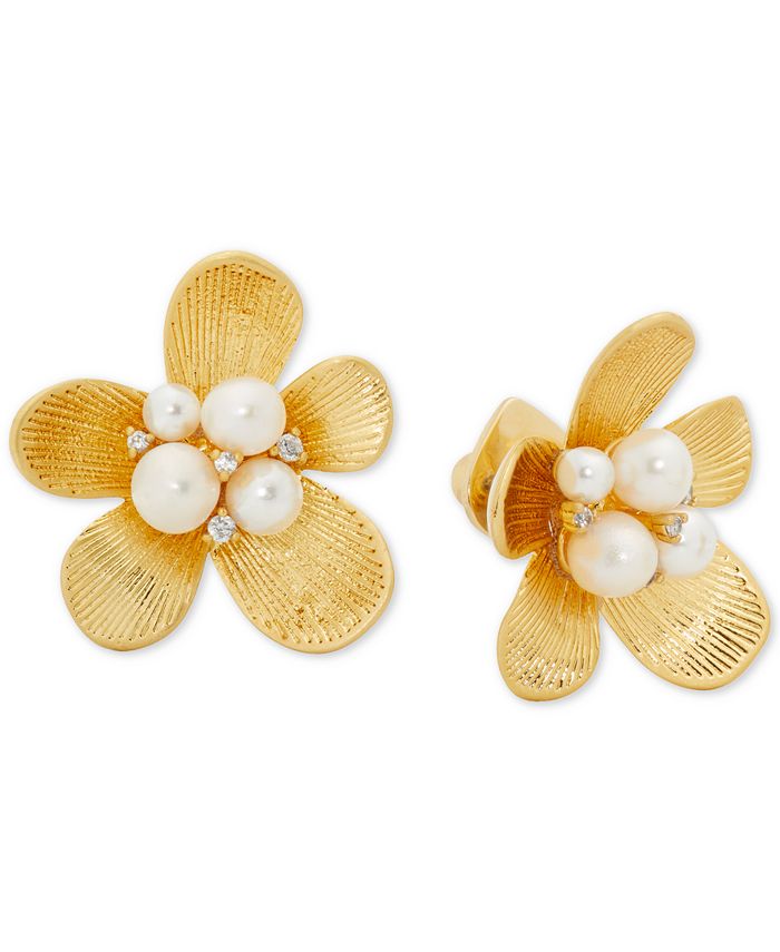 kate spade new york GoldTone Crystal & Imitation Pearl Garden Party