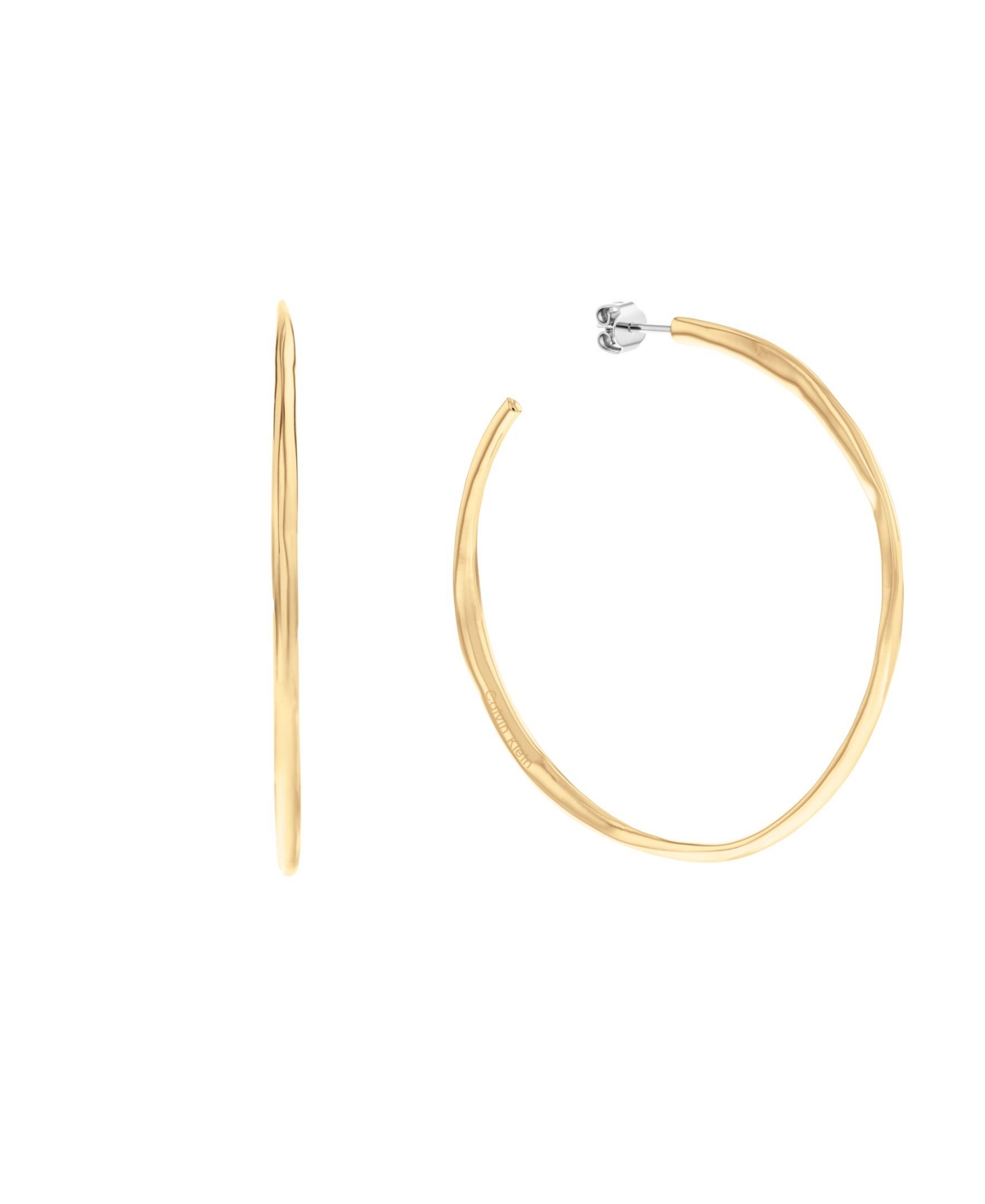 Calvin Klein Women's Gold-tone Hoop Earrings