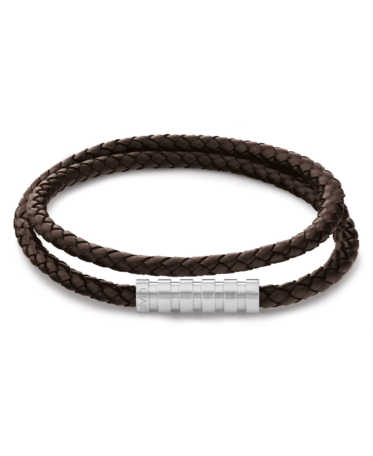 Men's Tan Leather Bracelet - Brown