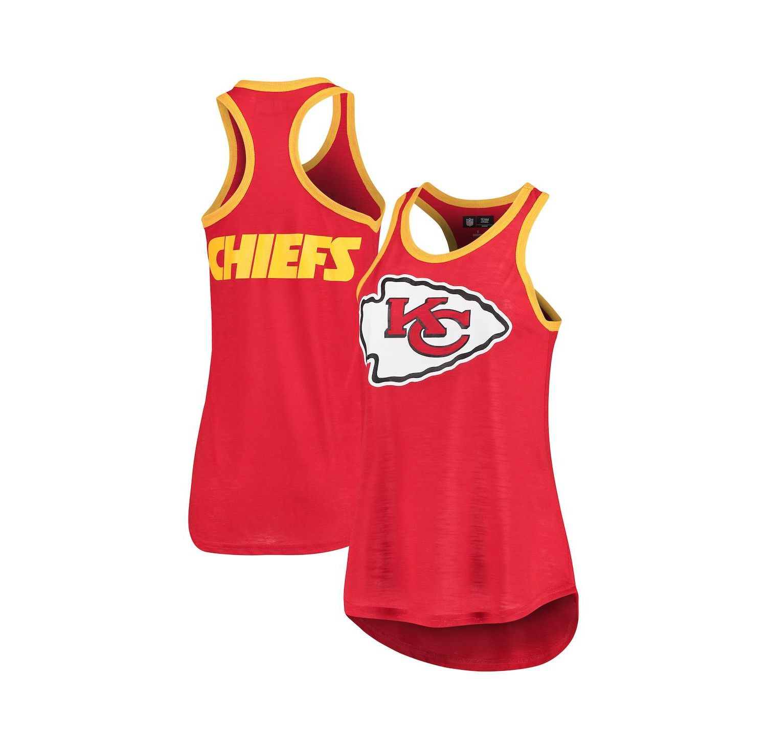 Women's Red Kansas City Chiefs Tater Tank Top