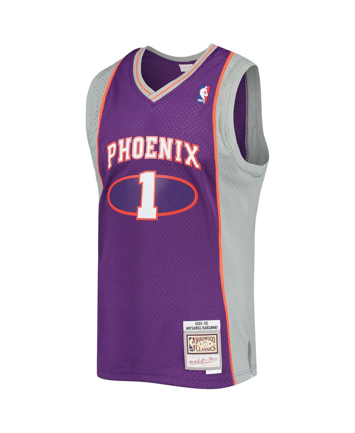 Men's Penny HardawayPhoenix Suns 2001-2002 Authentic Hardwood Classics Swingman Jersey - Purple