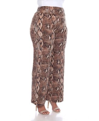 Plus Size Printed Palazzo Pants