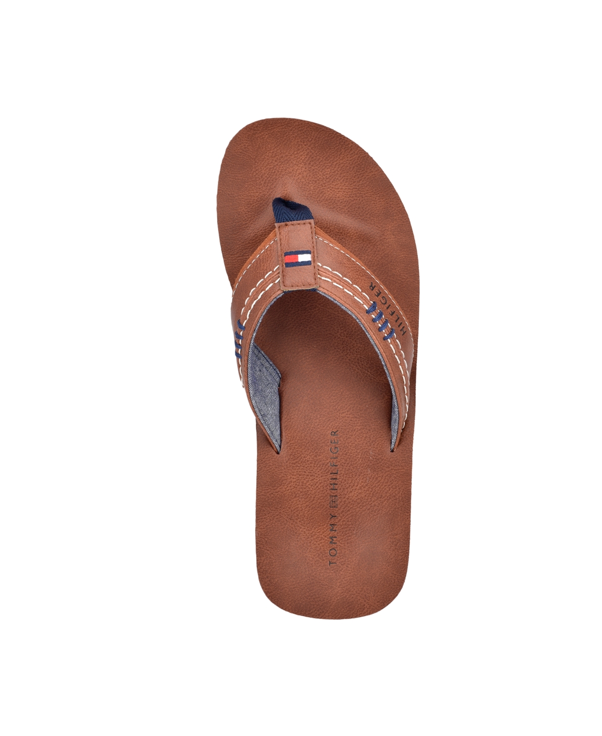 Tommy Hilfiger Men's Destino Flip Flop Sandals In Brown