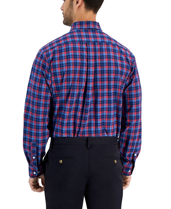 Club Room Men's Regular Fit Traveler Dress Shirt, Created for Macy's