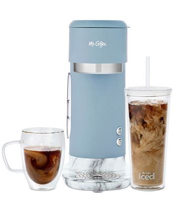 Mr. Coffee Single-Serve Iced and Hot Coffee Maker with Gold-Tone