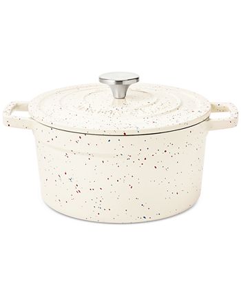 Martha Stewart Collection CLOSEOUT! Collector's Enameled Cast Iron 8 Qt.  Round Dutch Oven, Created for Macy's - Macy's