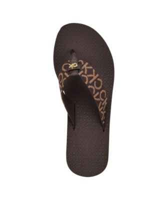 Women's Meena Logo Platform Flip-Flop Sandals