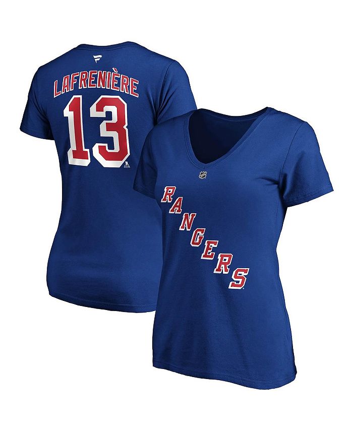 Men's New York Rangers Alexis Lafreniere Fanatics Branded Blue