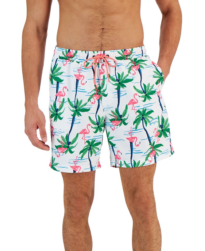 Club Room Men's Quick-Dry Performance Solid 7 Swim Trunks, Created for  Macy's - Macy's