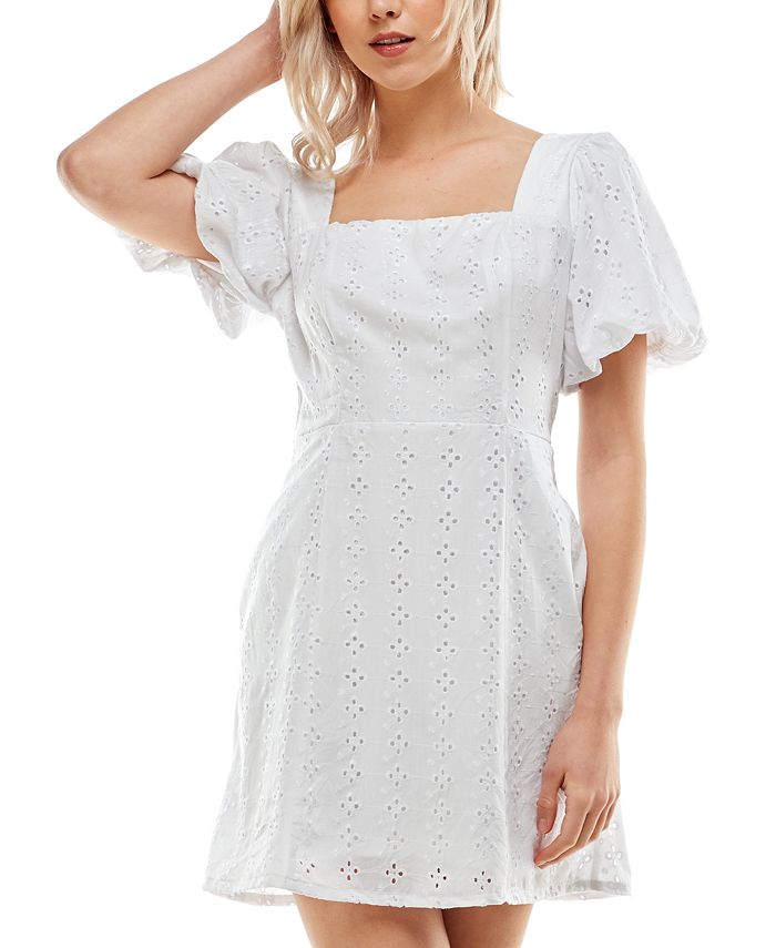 White dress sale macy's juniors