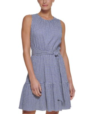 dkny gingham dress