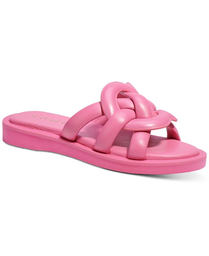 COACH Women's Georgie Soft Signature Slide Sandals & Reviews - Sandals -  Shoes - Macy's