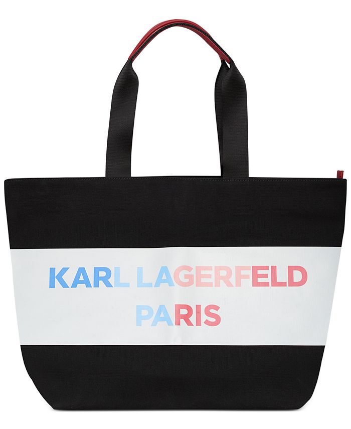 Buy LAFAYETTE WOVEN TOTE BAG Online - Karl Lagerfeld Paris