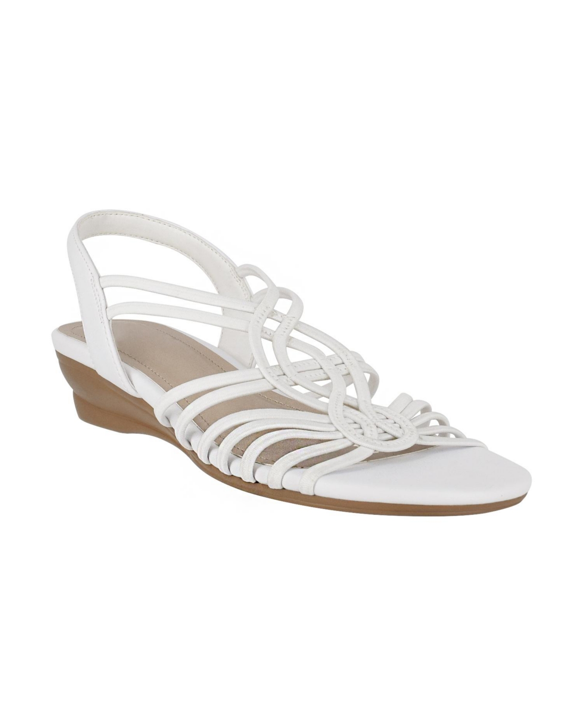 impo stretch sandals white