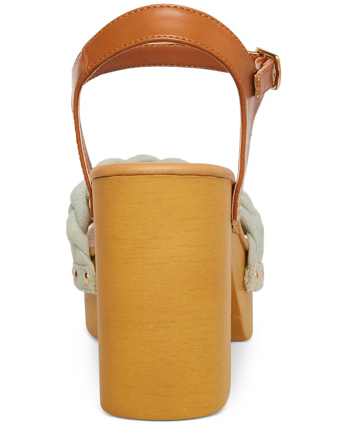 Madden Girl Dani TwoPiece Wooden Platform Sandals & Reviews Sandals