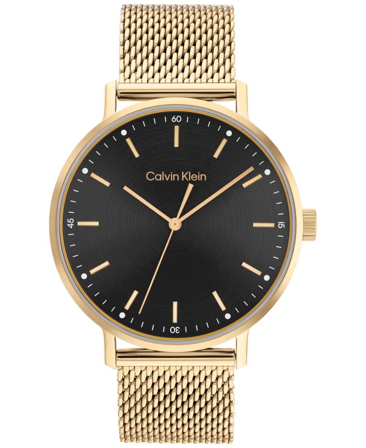 Gold-Tone Mesh Bracelet Watch 42mm