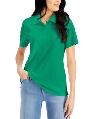 Karen Scott - Cotton Polo Shirt